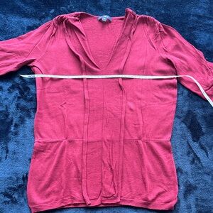 GAP Maroon V-Neck Sweater